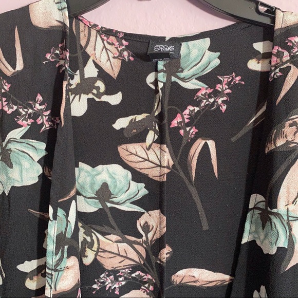 Roffe floral print robe - Picture 7 of 10